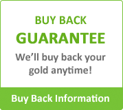 Buy Back Guarantee - We'll buy back your gold anytime!