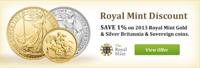 2013 Royal Mint Discount Offer