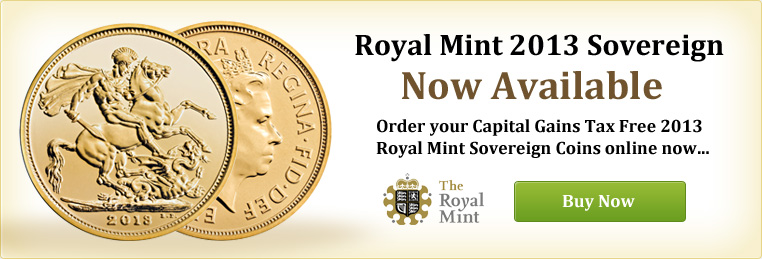 Royal Mint 2013 Gold Sovereign