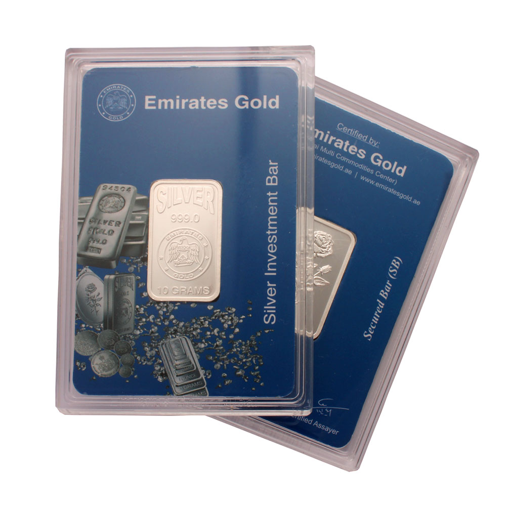 Emirates 10 gram Boxed Silver Bar (2 Pack)