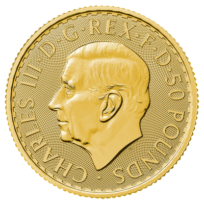 2023 1/2oz Gold Britannia Coin (King Charles III Portrait) | The Royal Mint