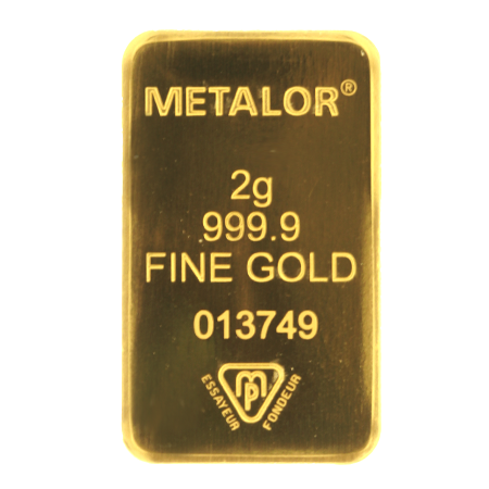 2g Gold Bar | Metalor