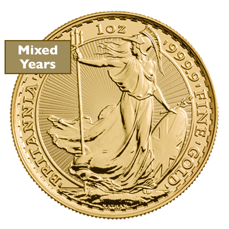 Mixed Years 1oz Gold Britannia Coin | The Royal Mint