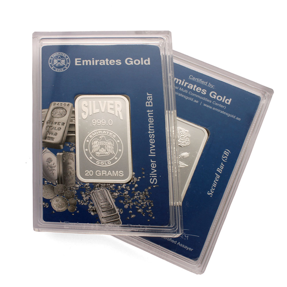 Emirates 20 gram Boxed Silver Bar (2 Pack)