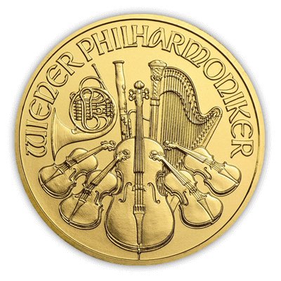 Austrian Philharmonic 1oz Gold Coin