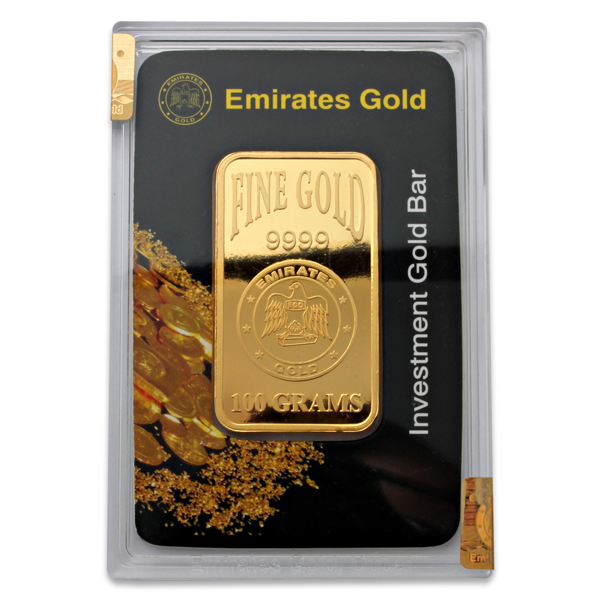 100g Gold Bar - Emirates Gold Boxed Certified