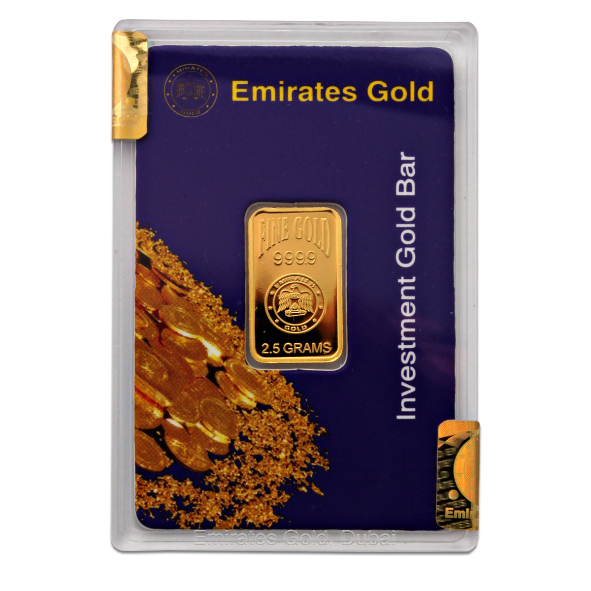 2.5g Gold Bar - Emirates Gold Boxed Certified