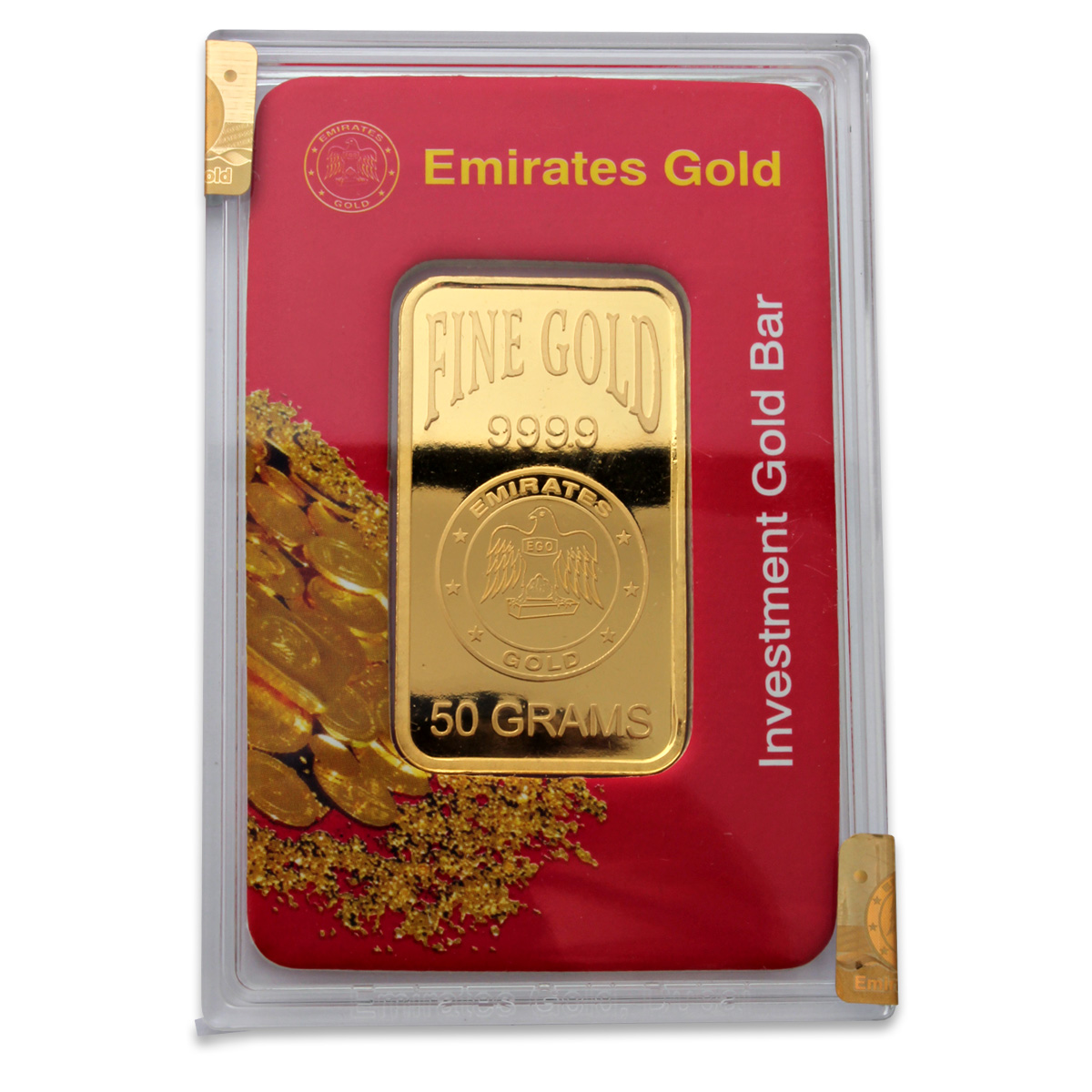 50g Gold Bar - Emirates Gold Boxed Certified