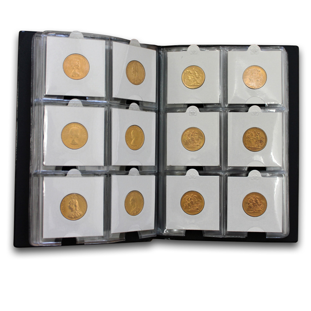 60x 2015 Gold Sovereigns with Coin Wallet
