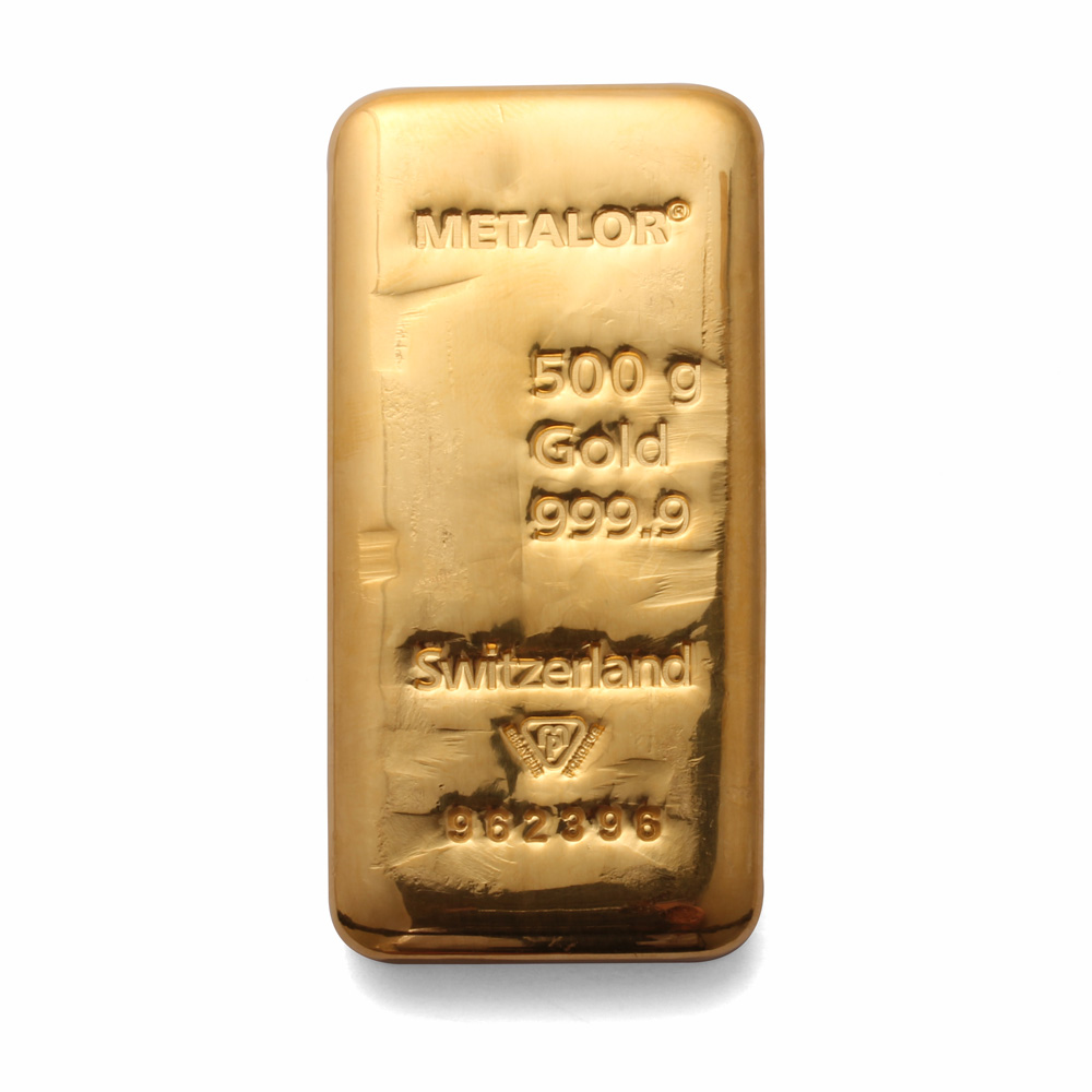 500g Gold Bullion Bar