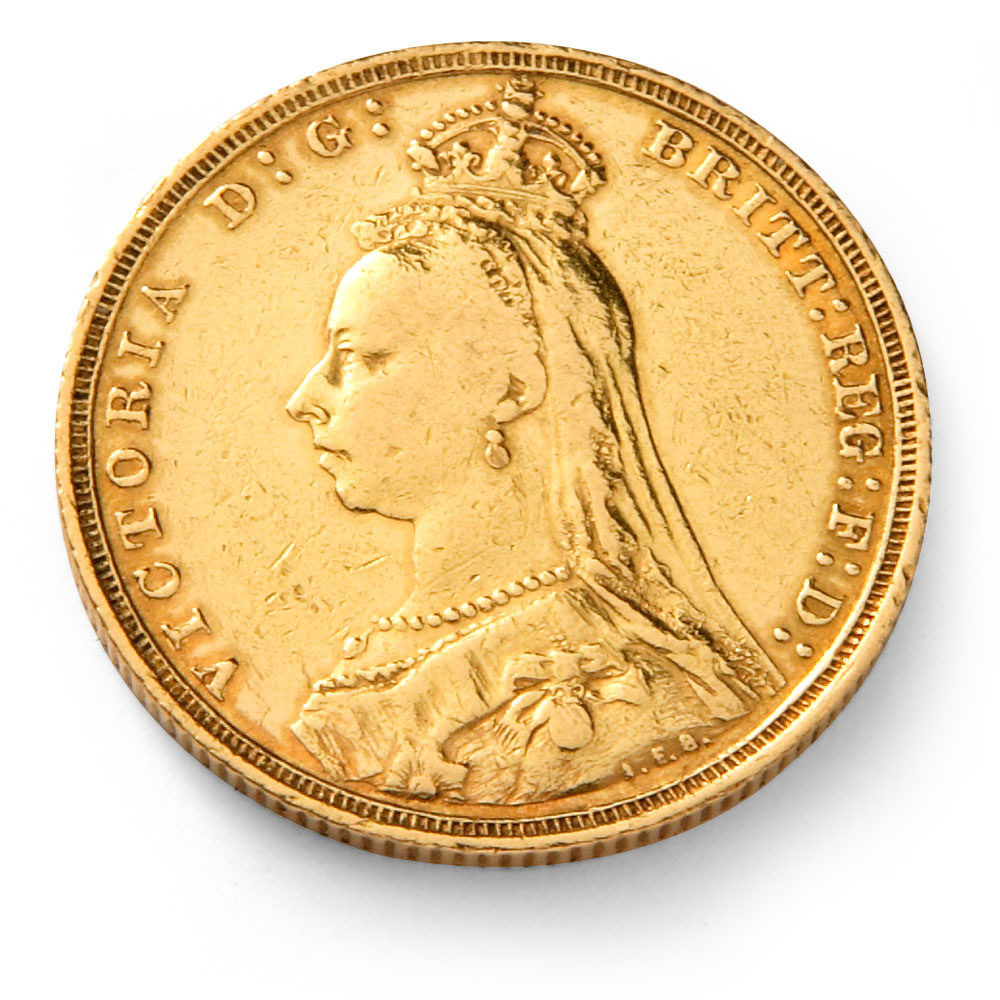 Gold Sovereign Coin (Victoria Jubilee Head)
