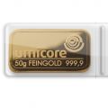 Umicore 50 gram Gold Bar