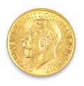 Gold Half Sovereign (King George V)