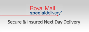Secure and insured Royal Mail delivery