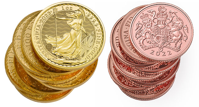 Notable gold coin designs