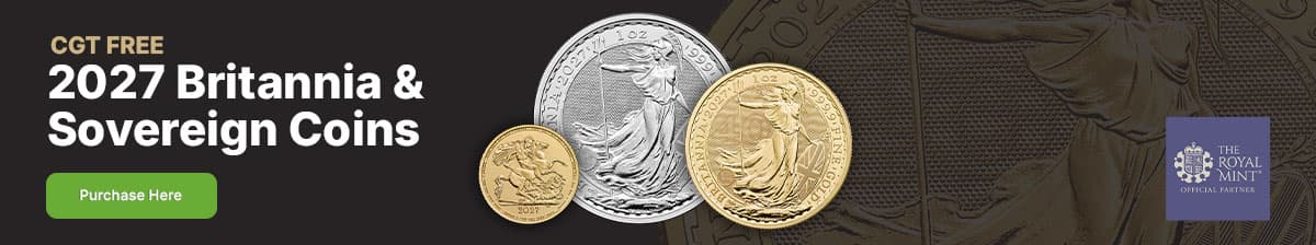 2027 Capital Gains Tax Free Gold and Silver Coins