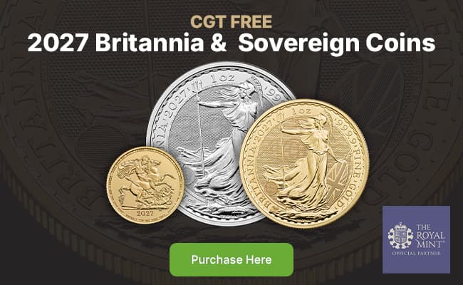 2027 Capital Gains Tax Free Gold and Silver Coins