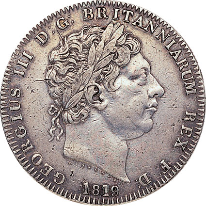 George III Silver Crown