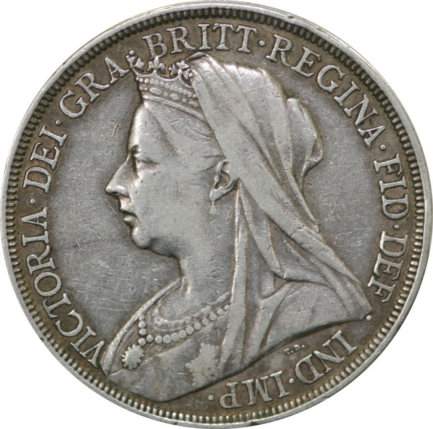 Victoria Veiled Head Silver Crown