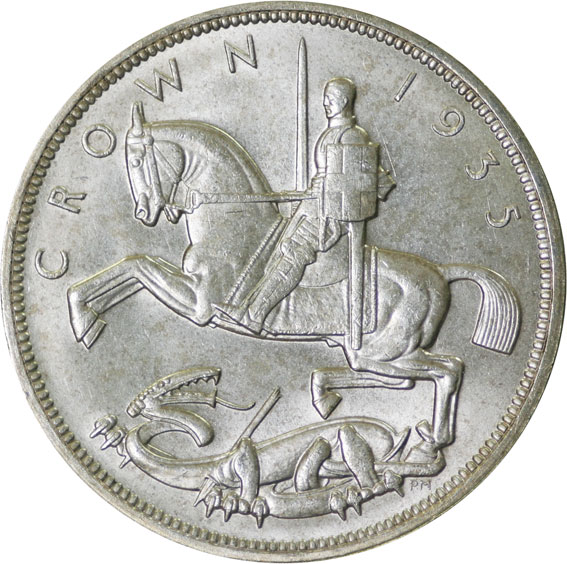 George V Silver Crown