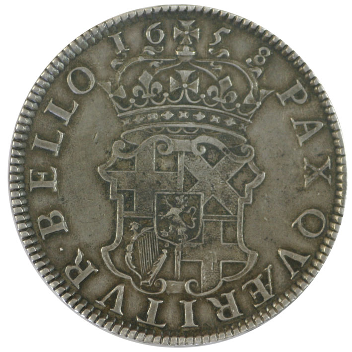 1658 Cromwell Crown Rare British Coins