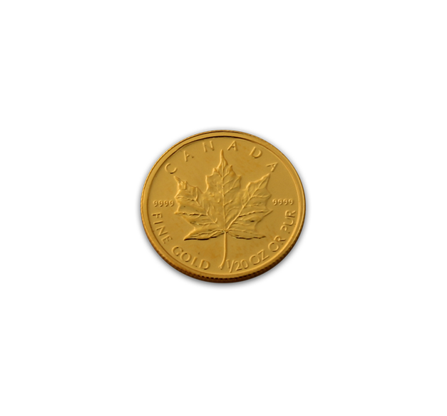 1/20th Ounce Gold Maple Leaf