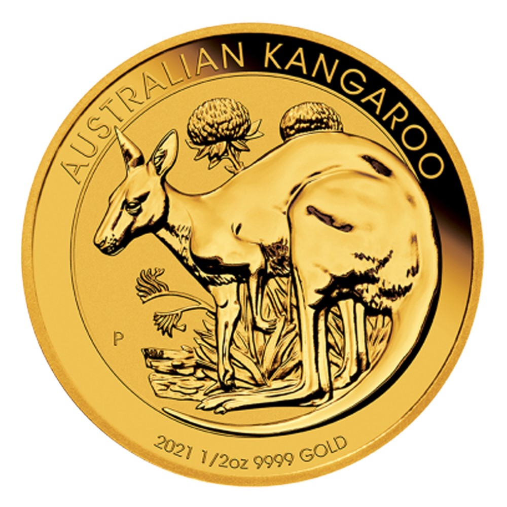 2021 1/2oz Gold Kangaroo Coin | Perth Mint