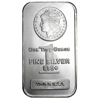 1oz Silver Trade Bar American Morgan