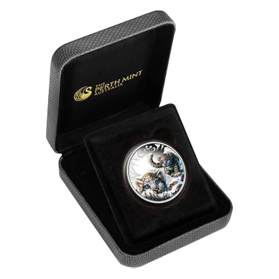 Perth Mint 1/2 Ounce Snow Leopard Cubs Silver Proof Coin