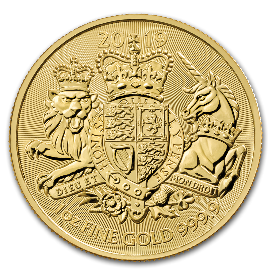 2019 1oz 'Royal Arms' Gold Coin