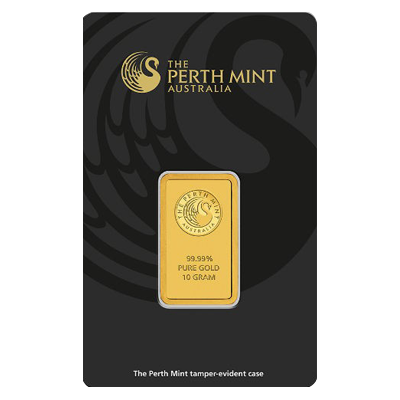 10g Gold Bar | Black Certicard | Perth Mint