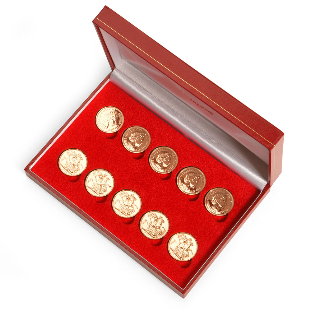 Ten 2017 Gold Sovereigns in Presentation Box