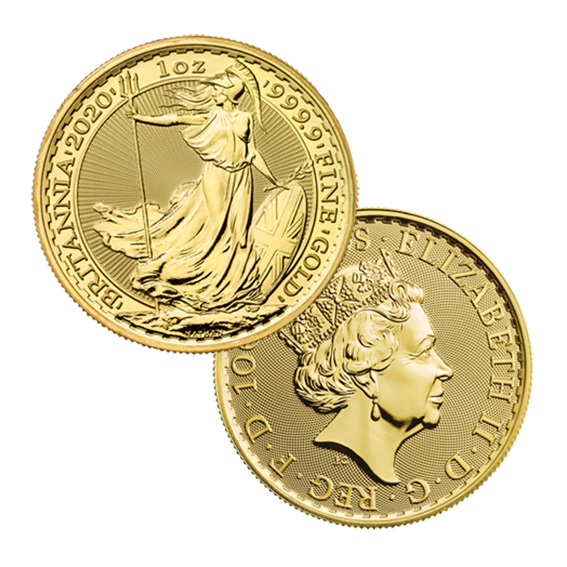 2020 10 x 1oz Gold Britannia