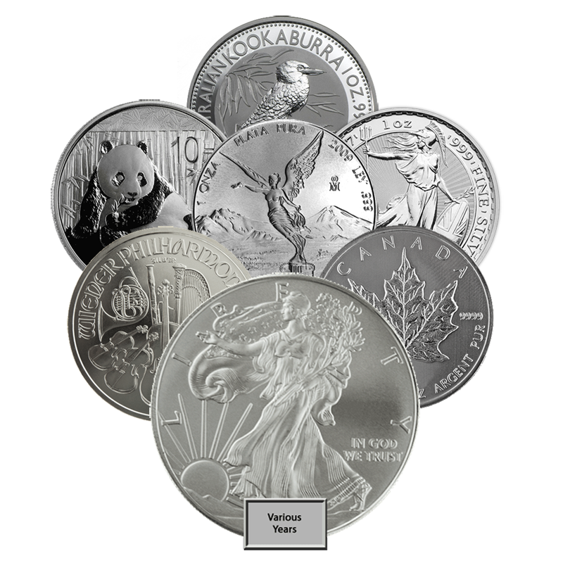 CLEARANCE - 15 x 1oz Silver Coin Bundle
