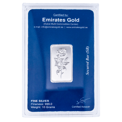 Emirates 10 gram Boxed Silver Bar