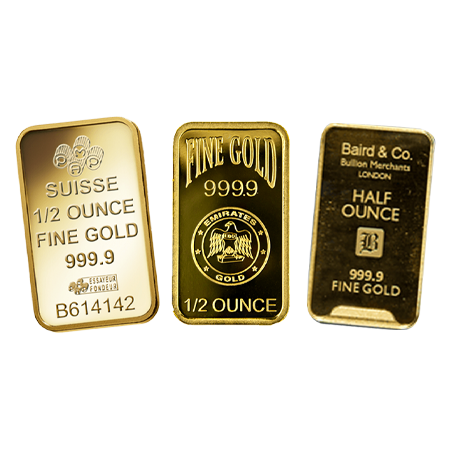 1/2oz Gold Bars | Investment Market