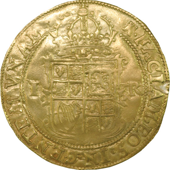 James I Gold Unite with Tower Mintmark