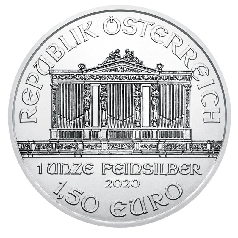 2020 1oz Philharmonic Silver Coin (Austria)
