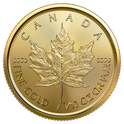 2021 1/10 (tenth) Ounce Gold Maple Leaf - Gold Bullion Co