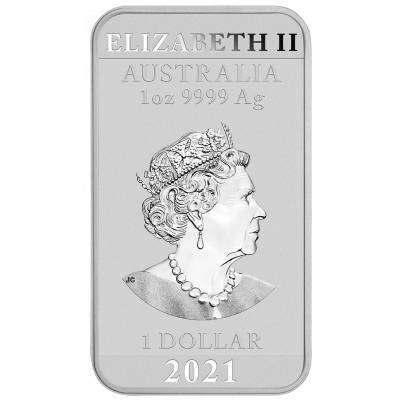 2021 Dragon 1oz Rectangular Silver Coin | Perth Mint Australia