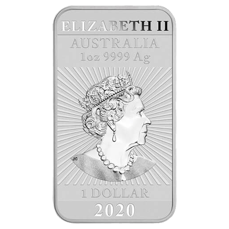 2020 Double Dragon 1oz Rectangular Silver Coin | Perth Mint Australia