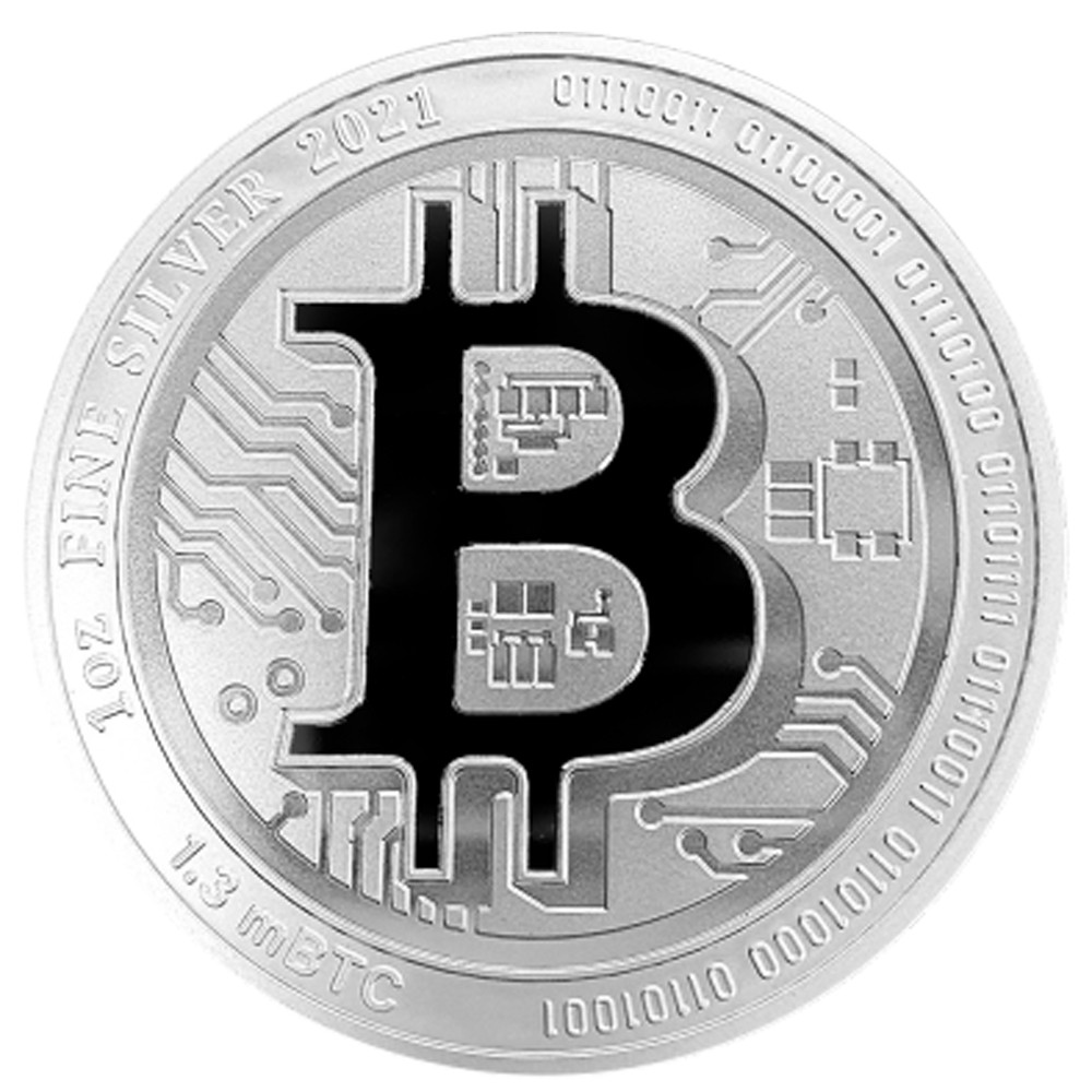 2021 1oz Bitcoin Silver Coin | New Zealand Mint