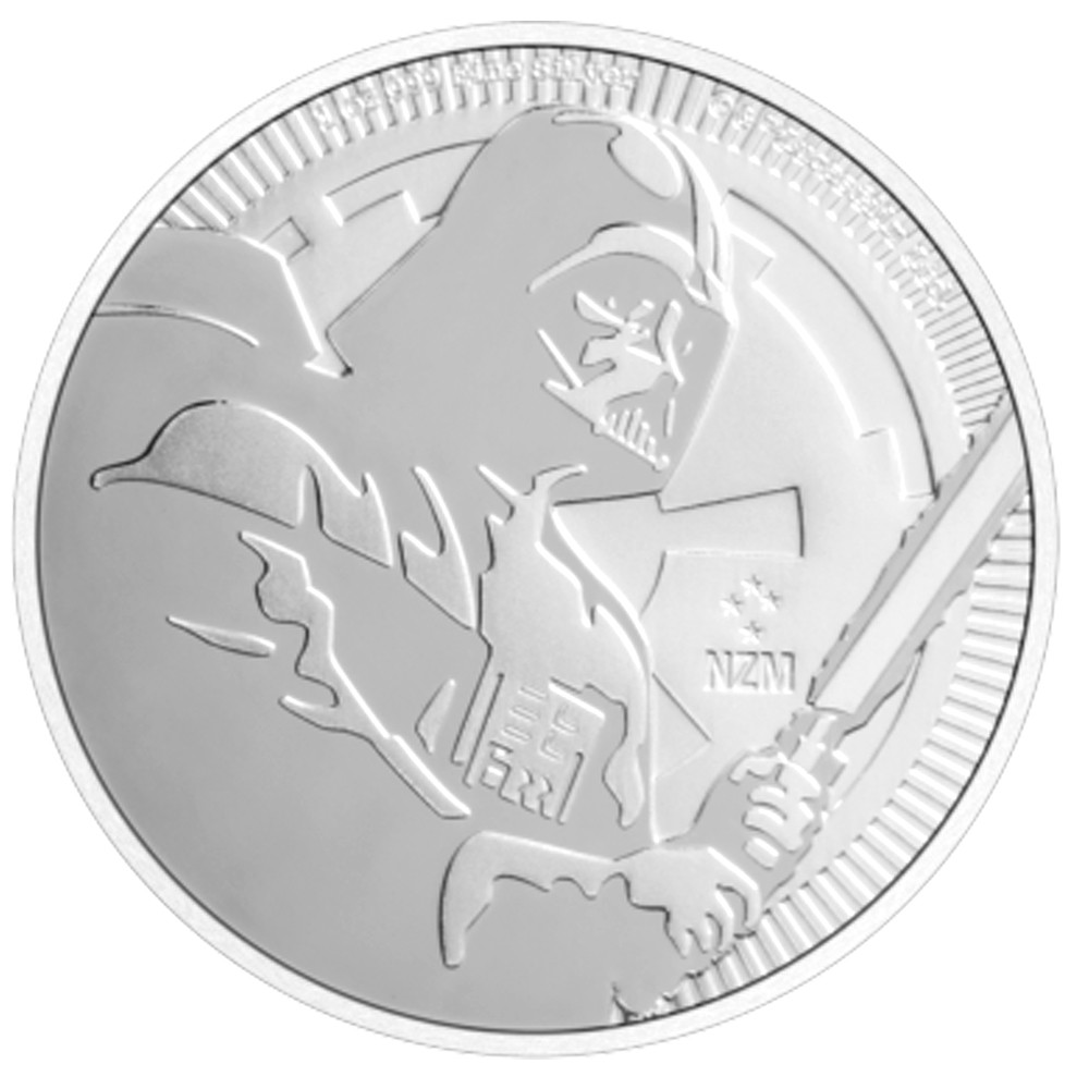 2020 1oz STAR WARS Darth Vader Silver Coin