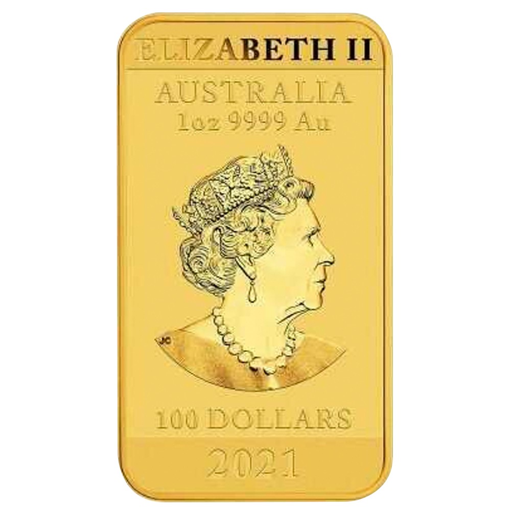 2021 1oz Dragon Rectangular Gold Coin | Perth Mint Australia