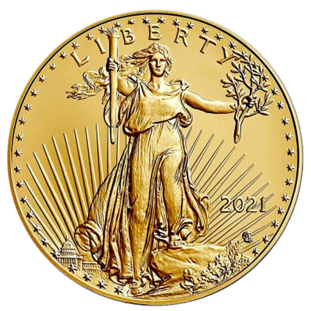 2021 1/10 oz American Eagle Gold Coin (New Design) | US Mint