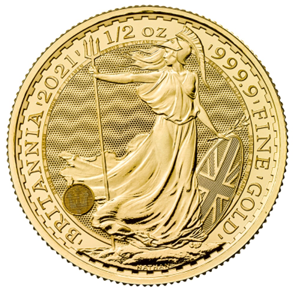 2021 1/2oz Gold Britannia Coin | The Royal Mint