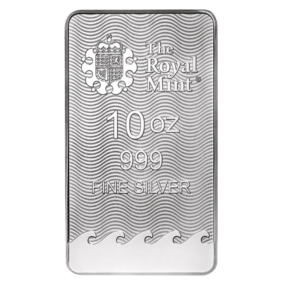 10oz Britannia Silver Bar | Royal Mint