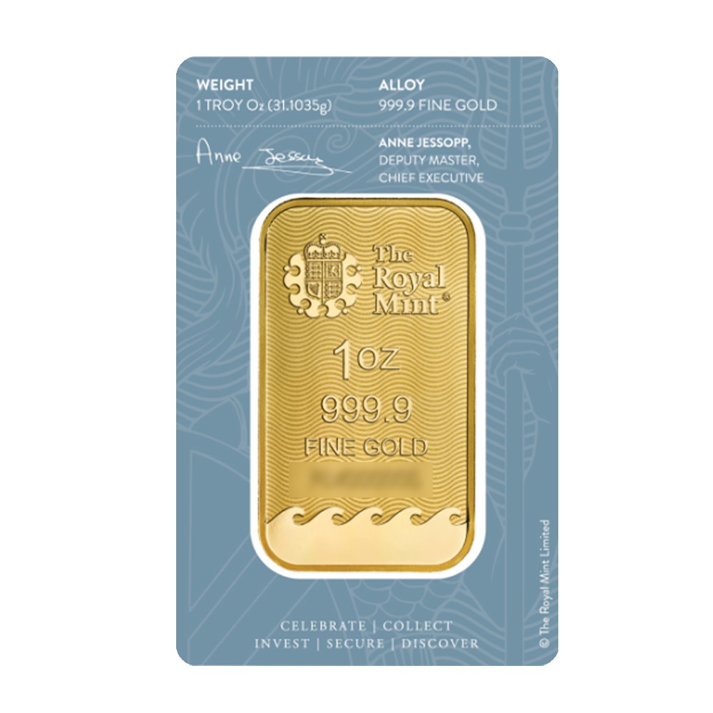 1oz Britannia Gold Bar | The Royal Mint