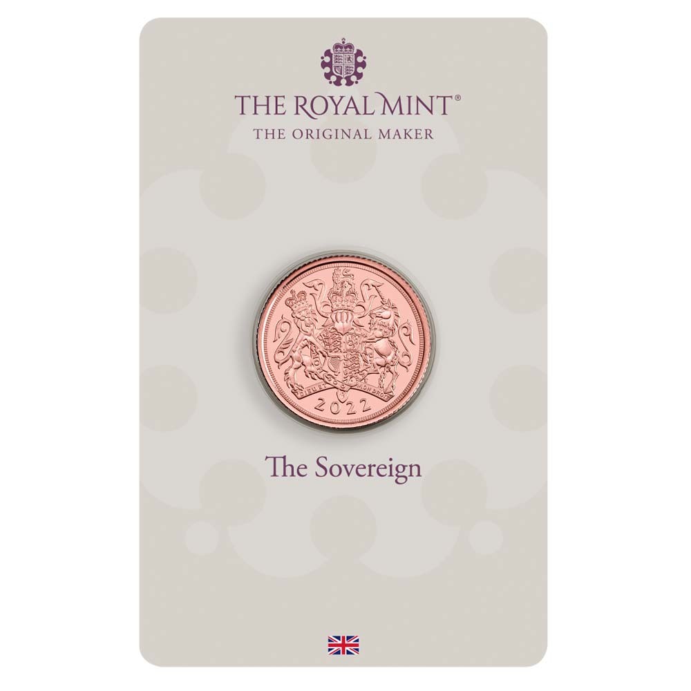 2022 Gold Full Sovereign Coin in Blister | The Royal Mint 