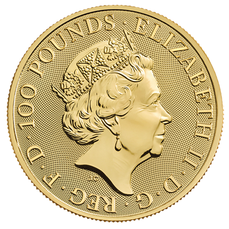 2022 1oz UK Tudor Beasts Lion Of England Gold Coin | The Royal Mint 